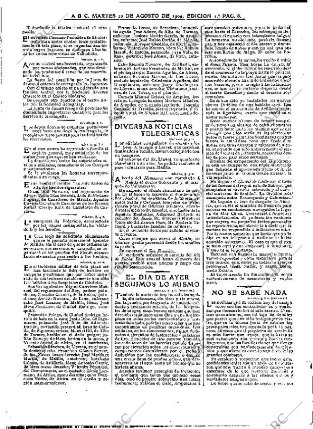 ABC MADRID 10-08-1909 página 8