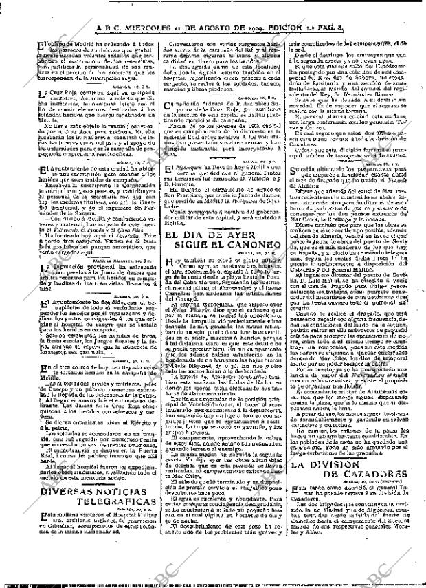ABC MADRID 11-08-1909 página 8