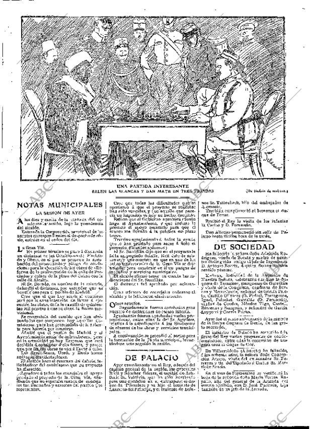 ABC MADRID 14-08-1909 página 13