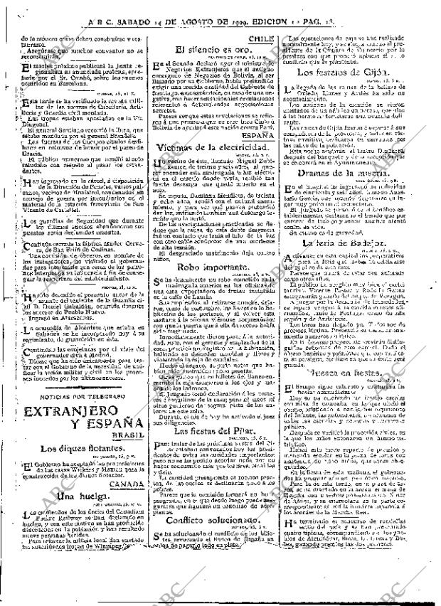 ABC MADRID 14-08-1909 página 15