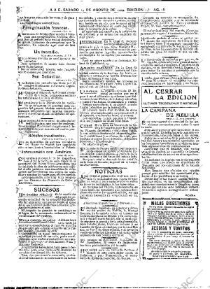 ABC MADRID 14-08-1909 página 16