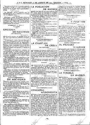 ABC MADRID 15-08-1909 página 11