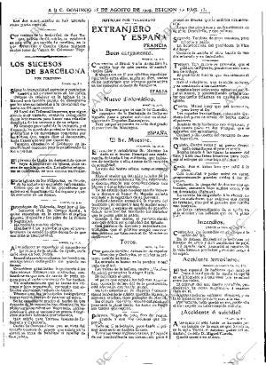 ABC MADRID 15-08-1909 página 13