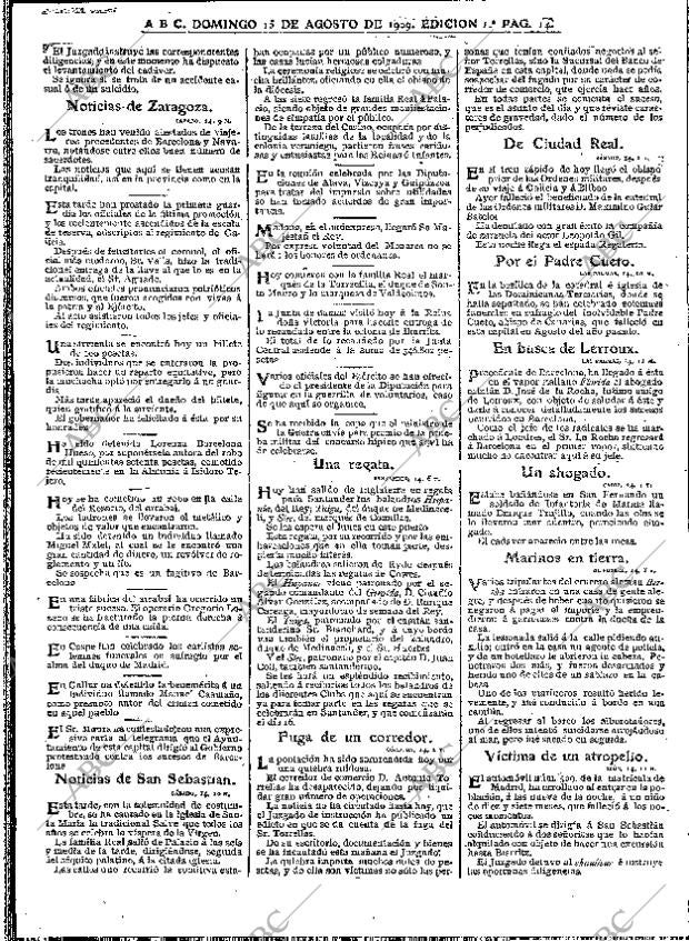 ABC MADRID 15-08-1909 página 14