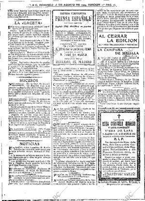 ABC MADRID 15-08-1909 página 16