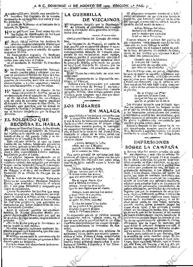 ABC MADRID 15-08-1909 página 7