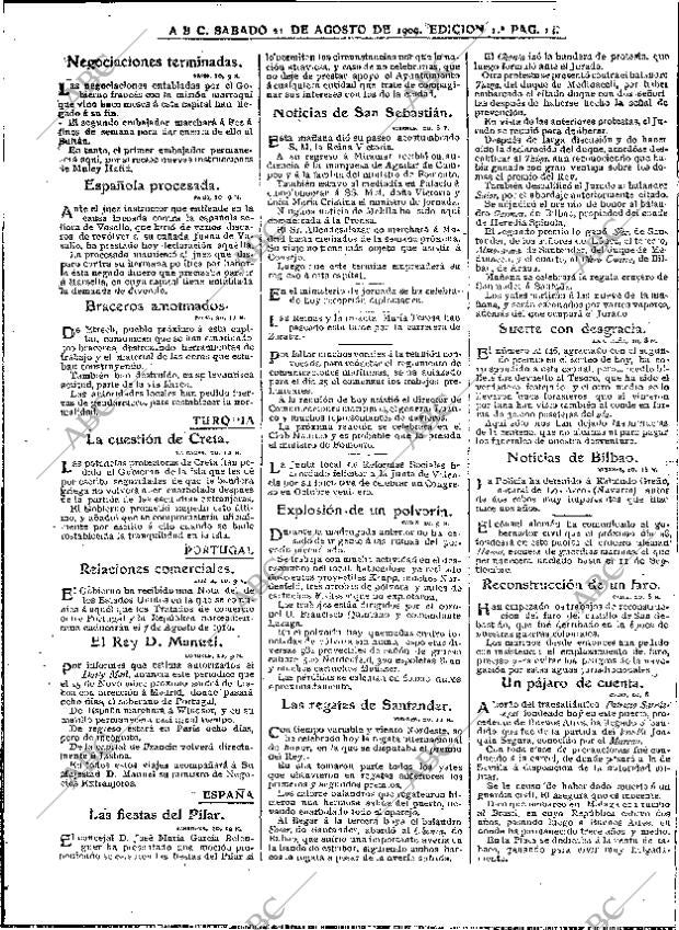 ABC MADRID 21-08-1909 página 14