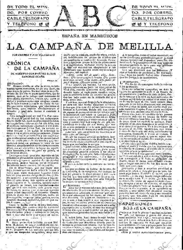 ABC MADRID 21-08-1909 página 5