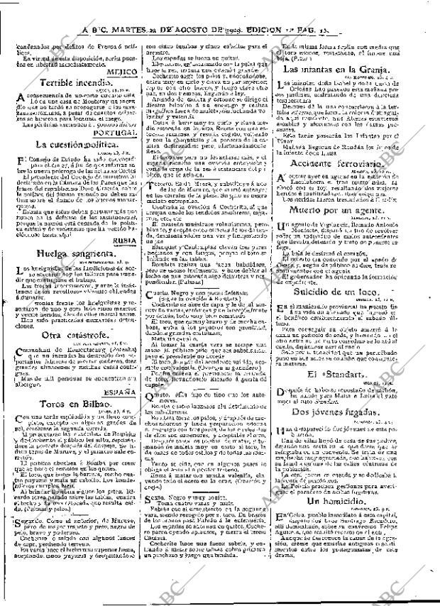 ABC MADRID 24-08-1909 página 15