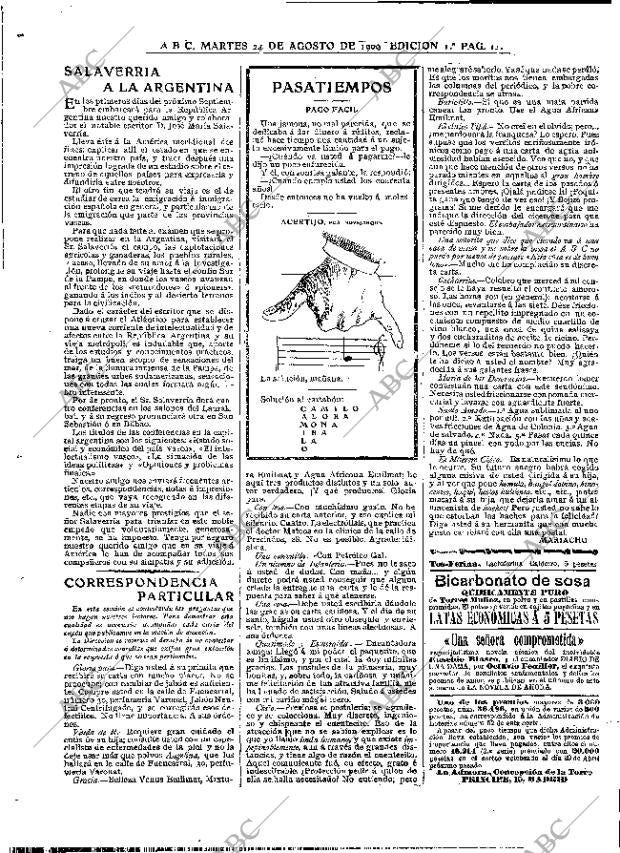 ABC MADRID 24-08-1909 página 18