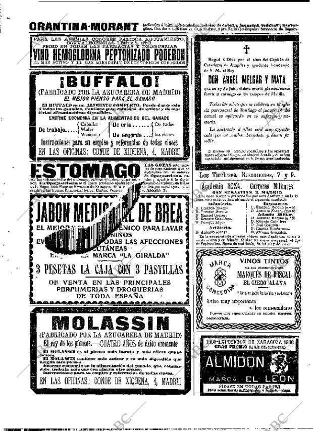 ABC MADRID 24-08-1909 página 20