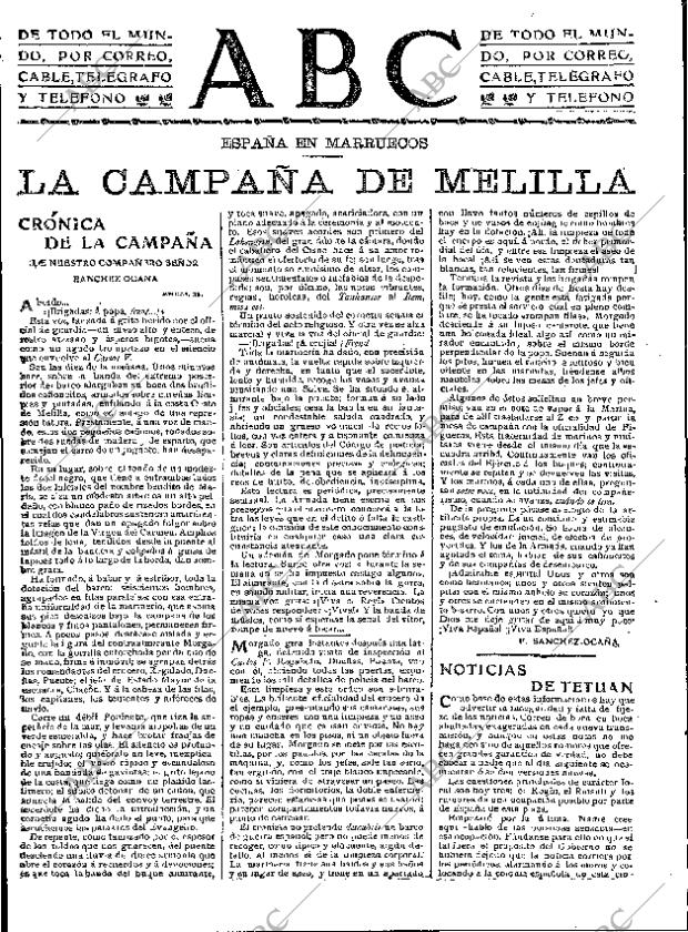 ABC MADRID 25-08-1909 página 5