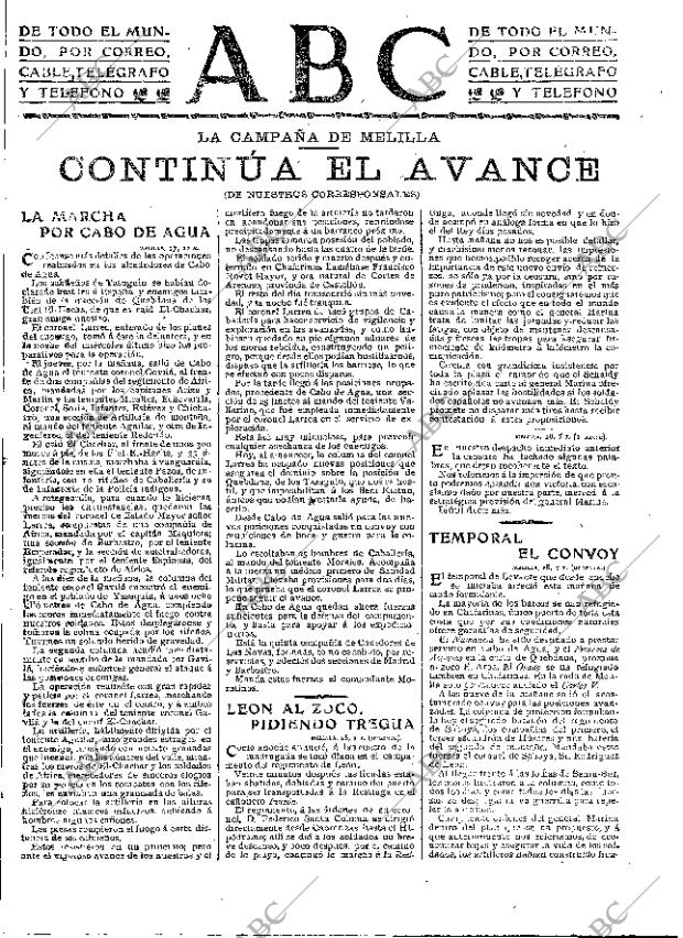 ABC MADRID 29-08-1909 página 5