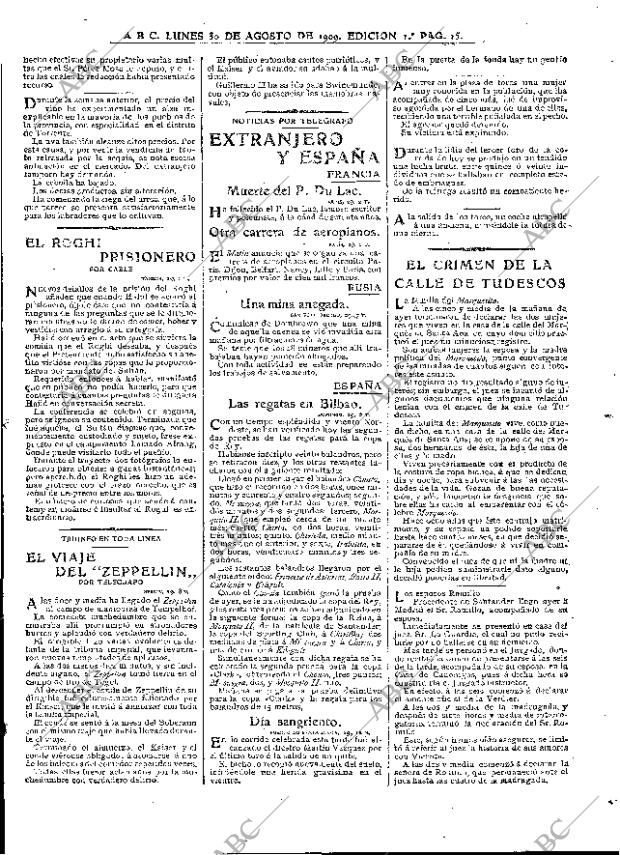 ABC MADRID 30-08-1909 página 15