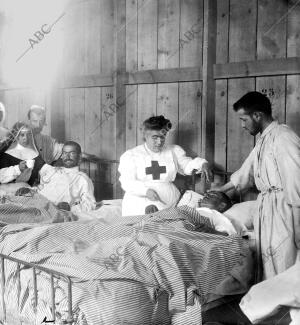 Los Heridos en los Últimos Combates Han Sido Instalados en el hospital del buen...