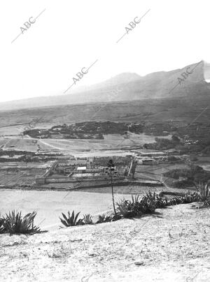 Vista general Panorámica de la alcazaba de Frajana desde la primera posesión...