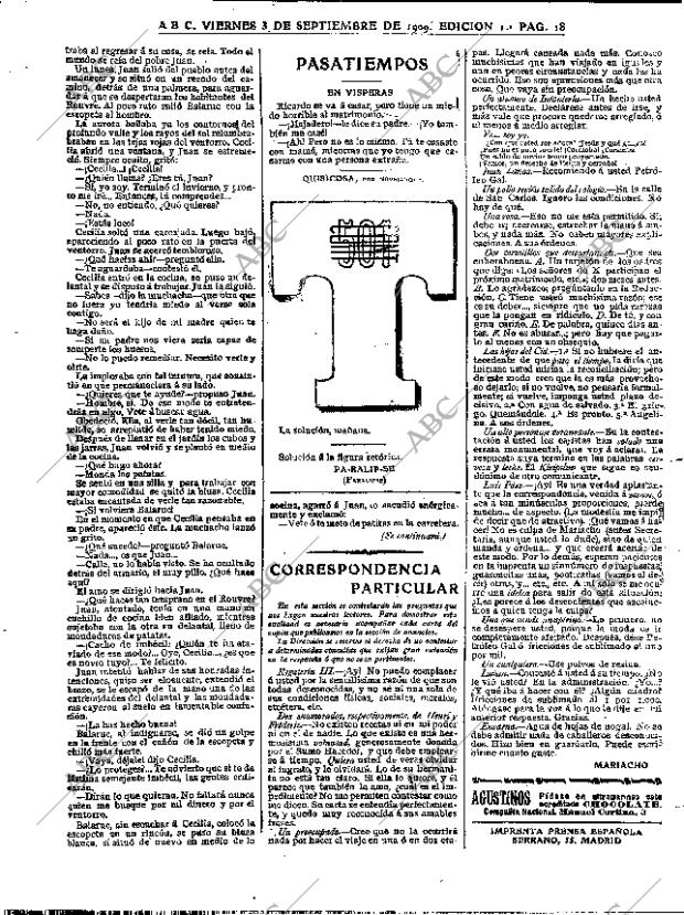 ABC MADRID 03-09-1909 página 18