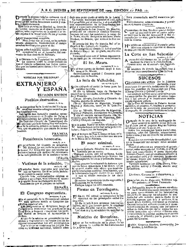 ABC MADRID 09-09-1909 página 12