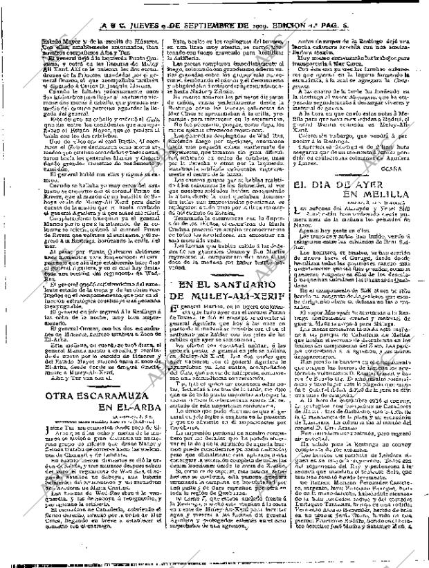 ABC MADRID 09-09-1909 página 6