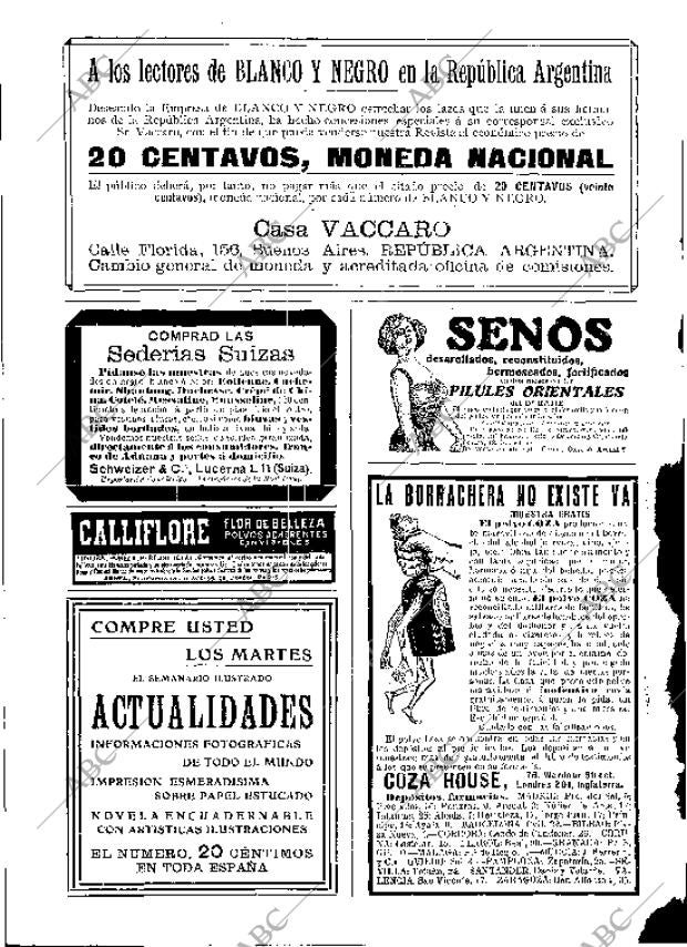 BLANCO Y NEGRO MADRID 11-09-1909 página 2