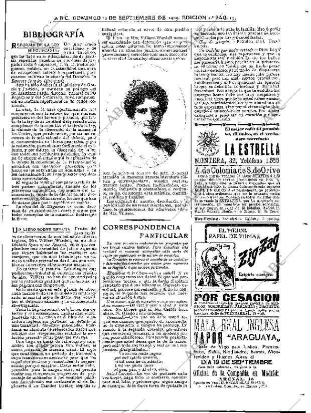 ABC MADRID 12-09-1909 página 17
