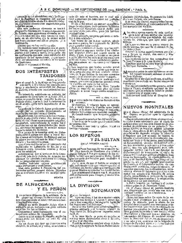 ABC MADRID 12-09-1909 página 6