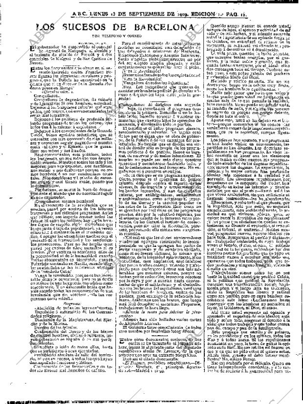 ABC MADRID 13-09-1909 página 12