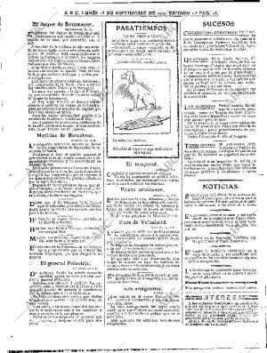 ABC MADRID 13-09-1909 página 16