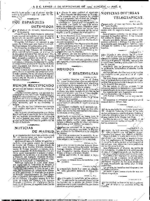 ABC MADRID 13-09-1909 página 8