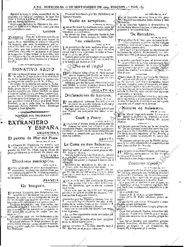 ABC MADRID 15-09-1909 página 15