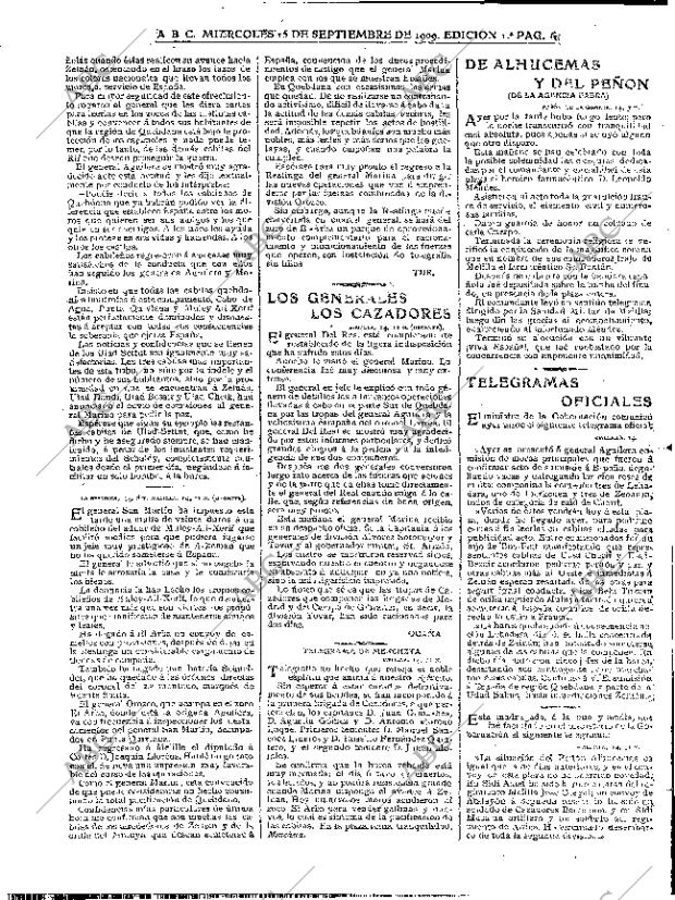 ABC MADRID 15-09-1909 página 6