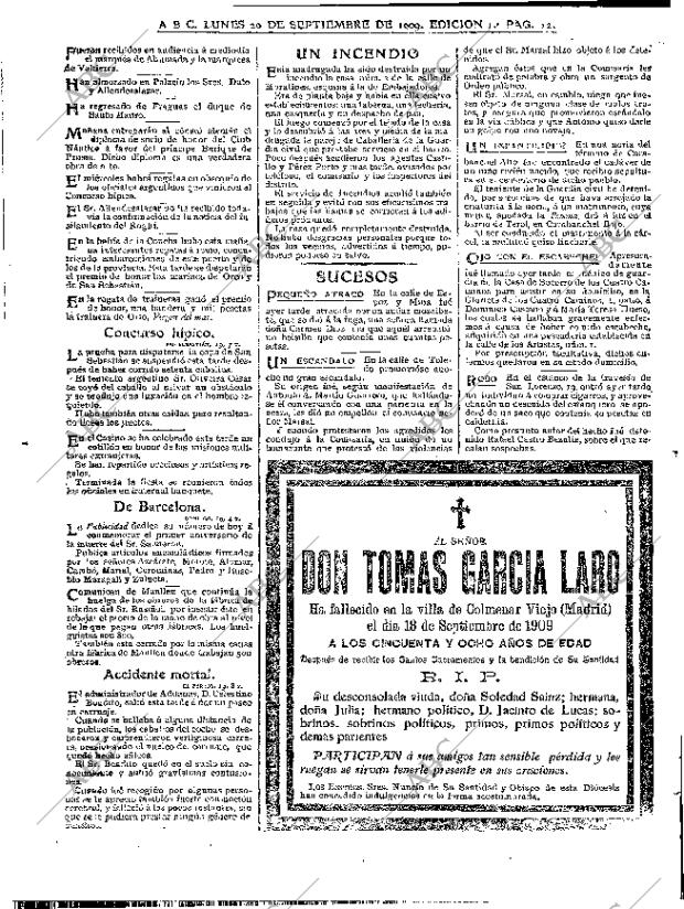 ABC MADRID 20-09-1909 página 12