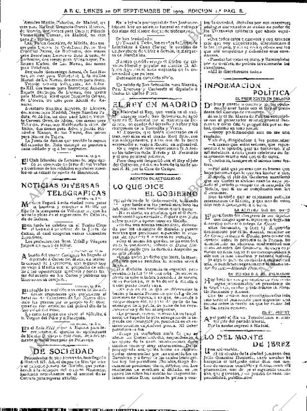 ABC MADRID 20-09-1909 página 8