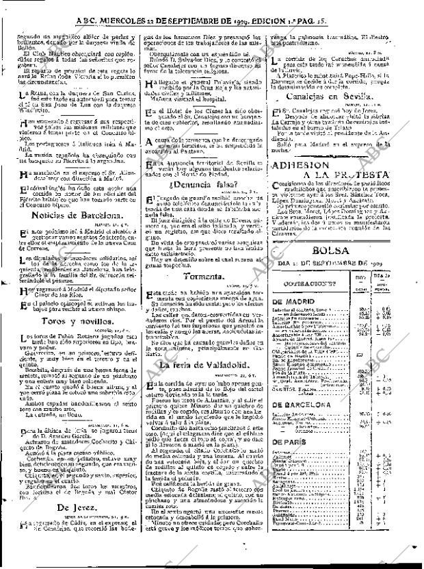ABC MADRID 22-09-1909 página 15