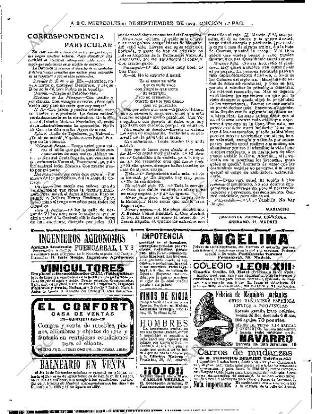 ABC MADRID 22-09-1909 página 18