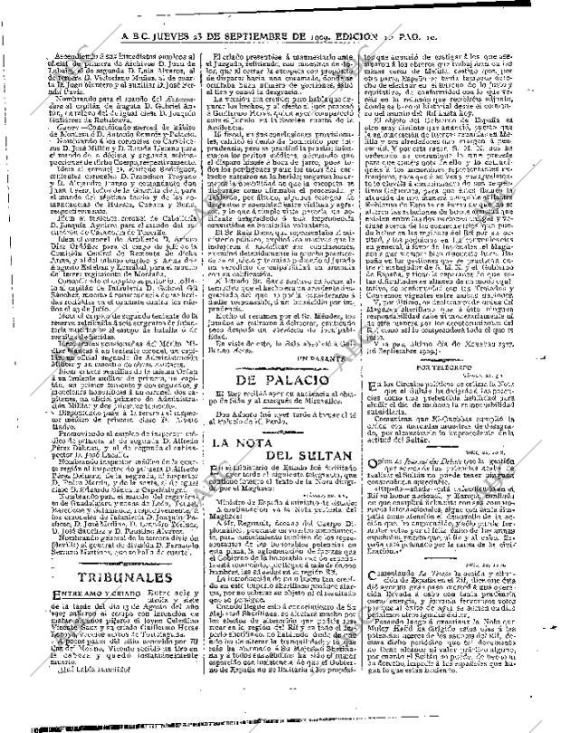 ABC MADRID 23-09-1909 página 10