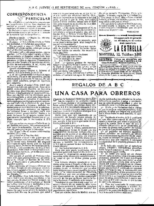 ABC MADRID 23-09-1909 página 17