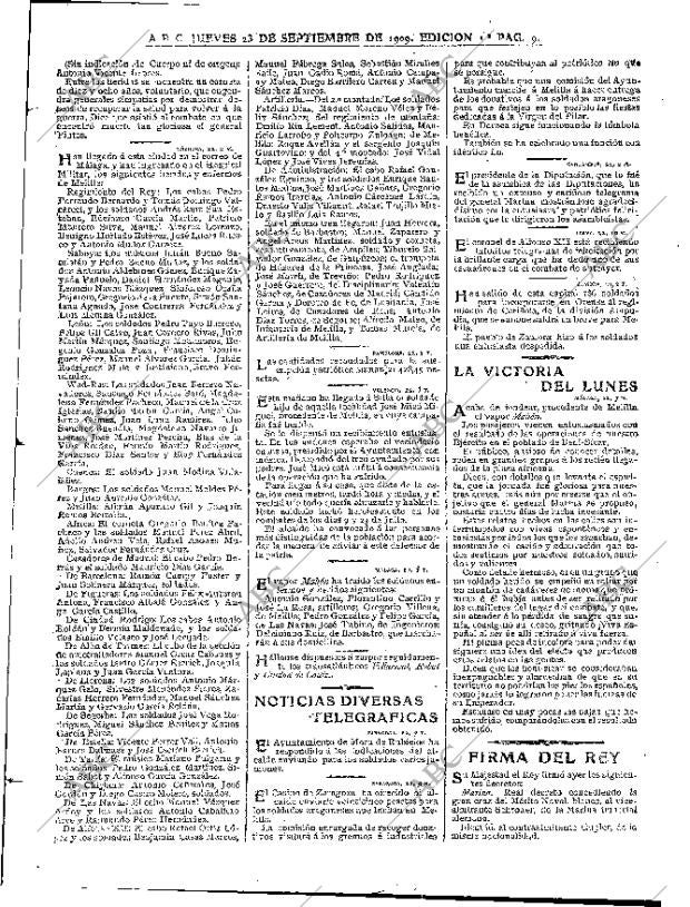 ABC MADRID 23-09-1909 página 9