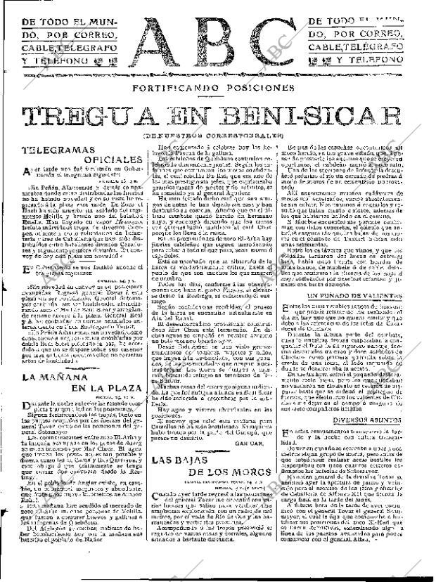 ABC MADRID 25-09-1909 página 5