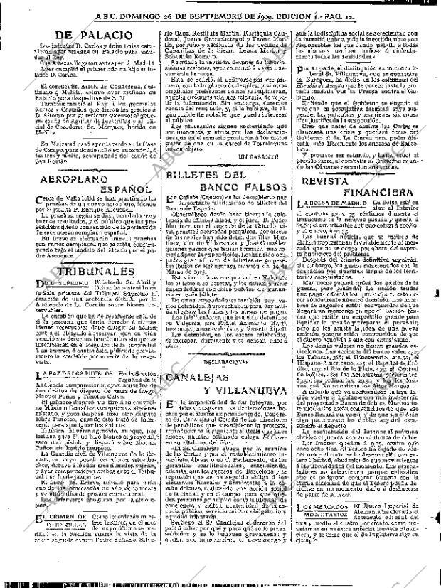 ABC MADRID 26-09-1909 página 12