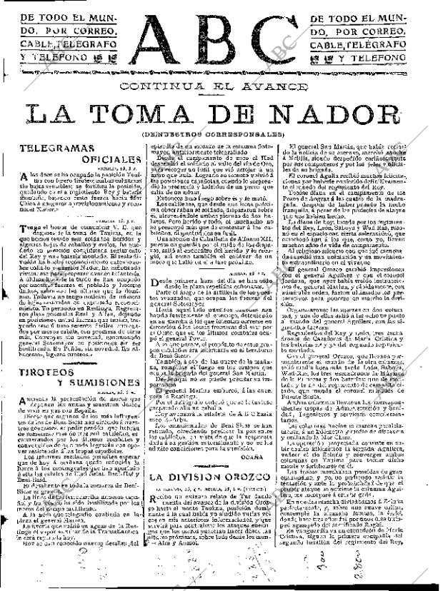 ABC MADRID 26-09-1909 página 5