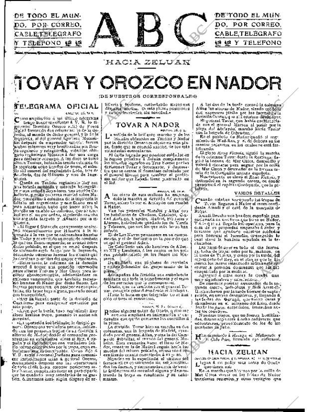 ABC MADRID 27-09-1909 página 5