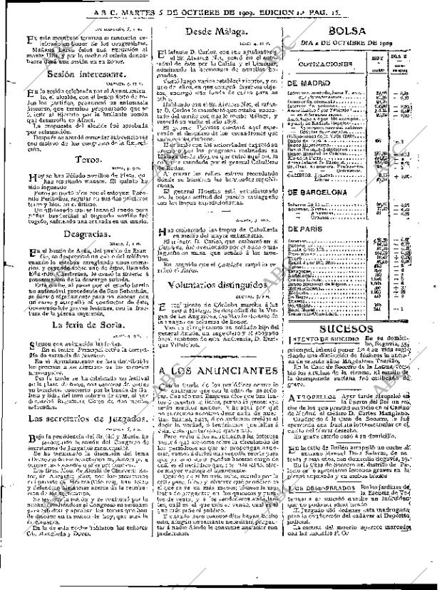 ABC MADRID 05-10-1909 página 15