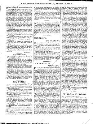 ABC MADRID 05-10-1909 página 6