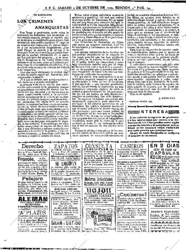 ABC MADRID 09-10-1909 página 14