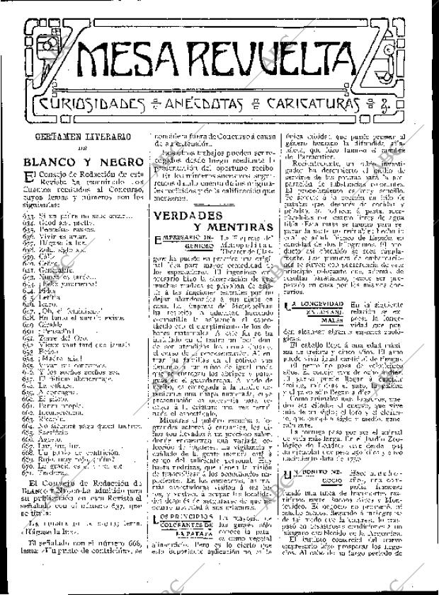 BLANCO Y NEGRO MADRID 09-10-1909 página 24