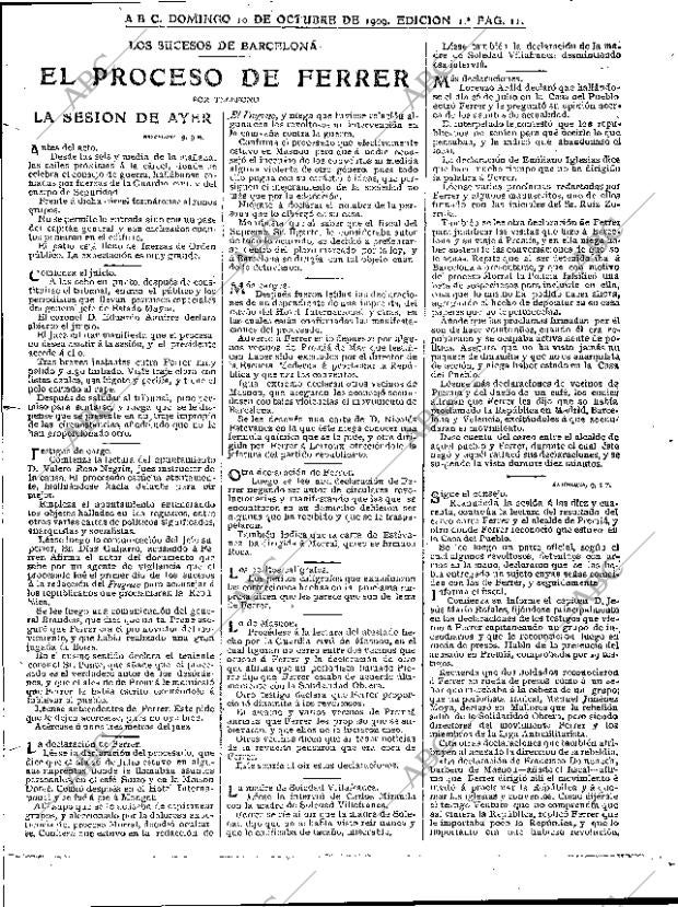ABC MADRID 10-10-1909 página 11