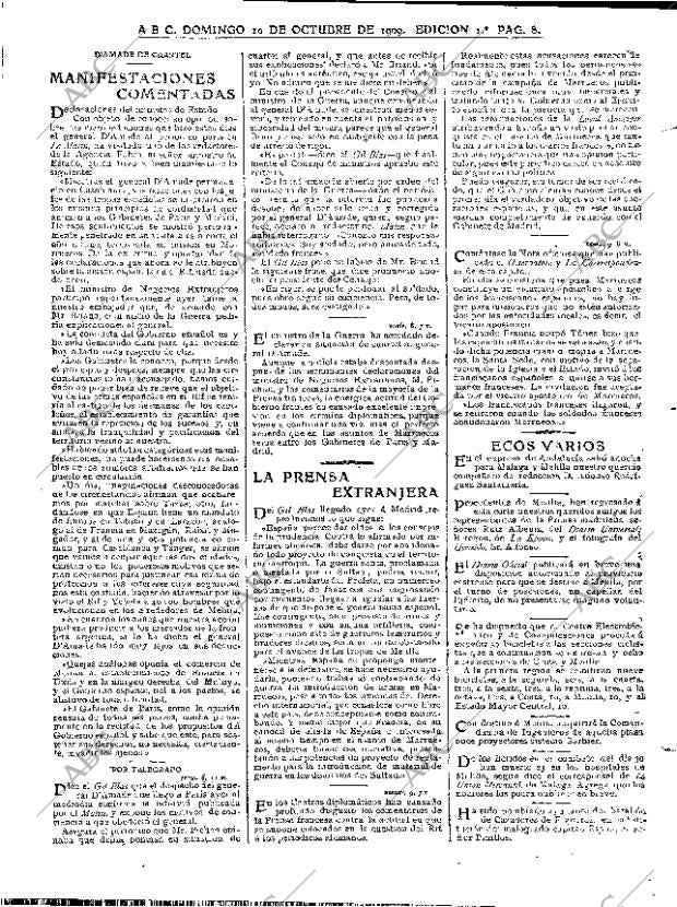 ABC MADRID 10-10-1909 página 8