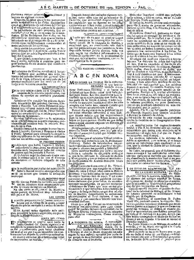 ABC MADRID 12-10-1909 página 11