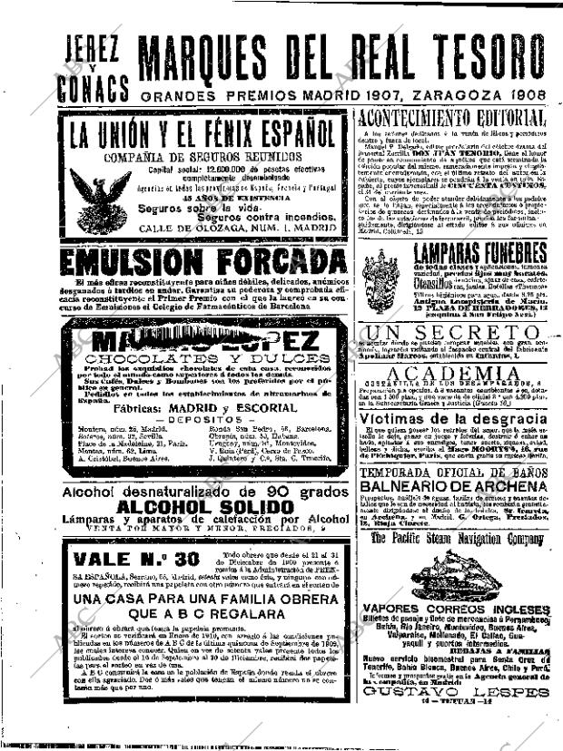 ABC MADRID 15-10-1909 página 12